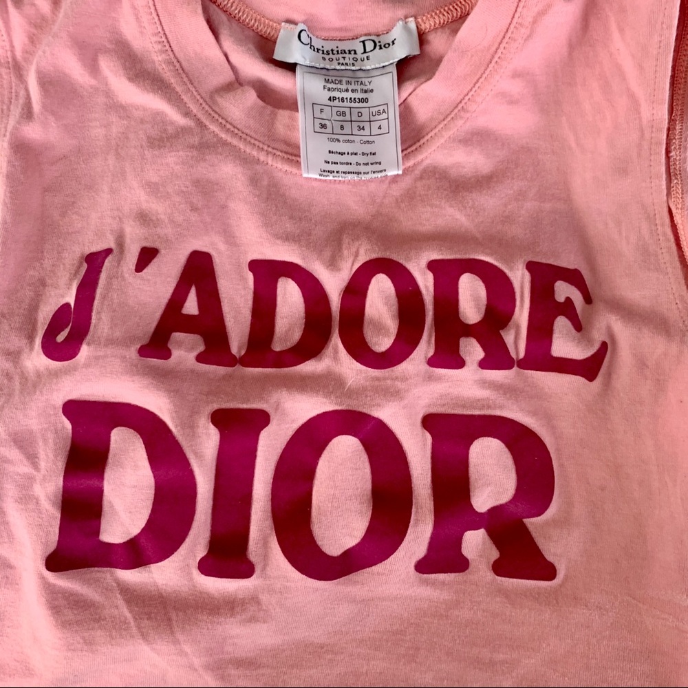 Vintage J’adore Dior crop top 💕 - Picture 3 of 4